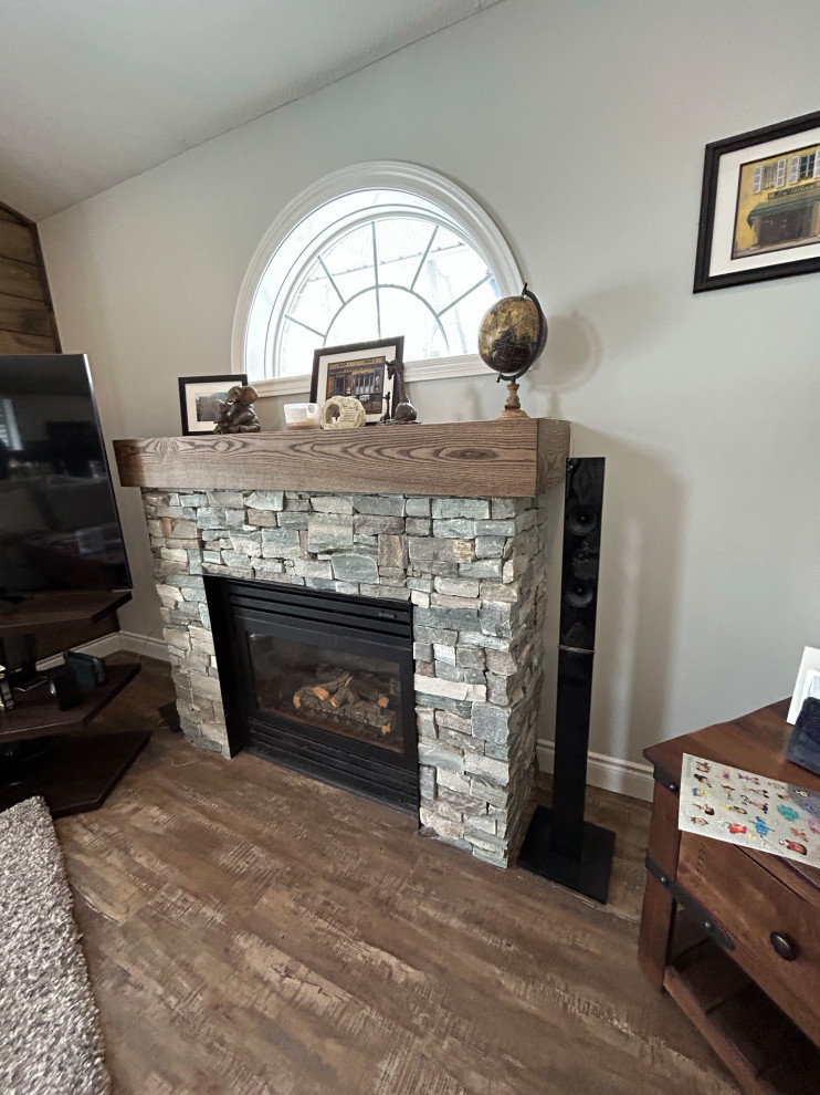 Beautiful Rustic-Modern Style Main Floor & Stairs Transformation