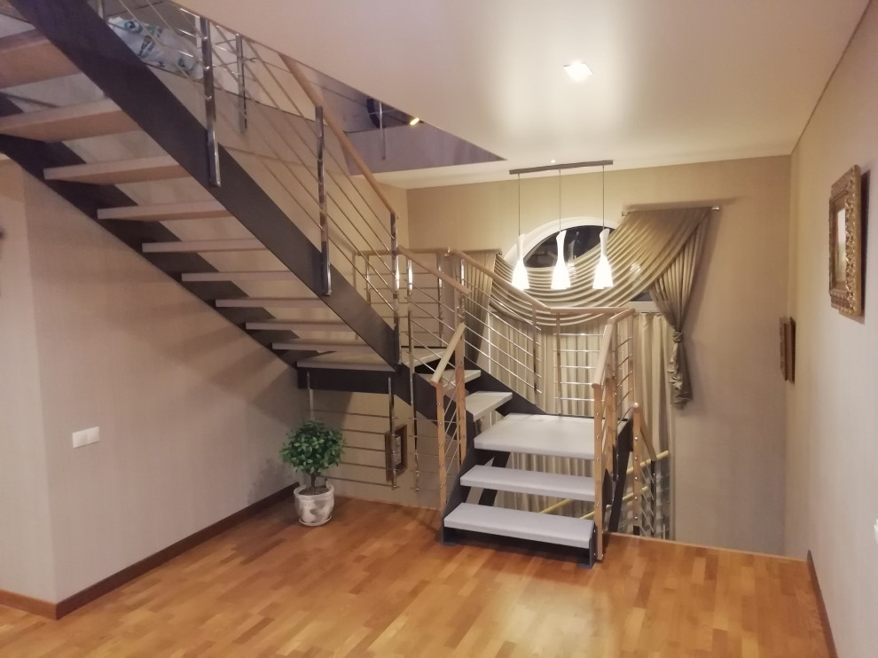 лестница дуб