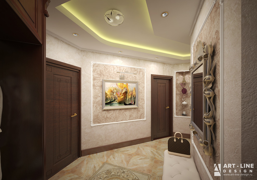 Трехкомнатная квартира в стиле "Легкая классика".