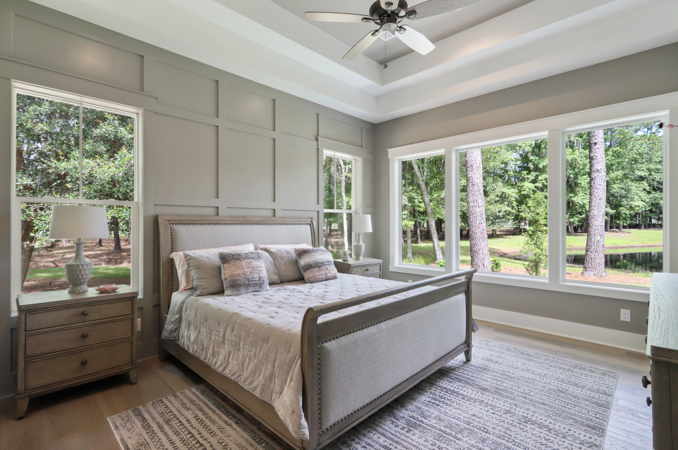 Traditional bedroom in Atlanta.