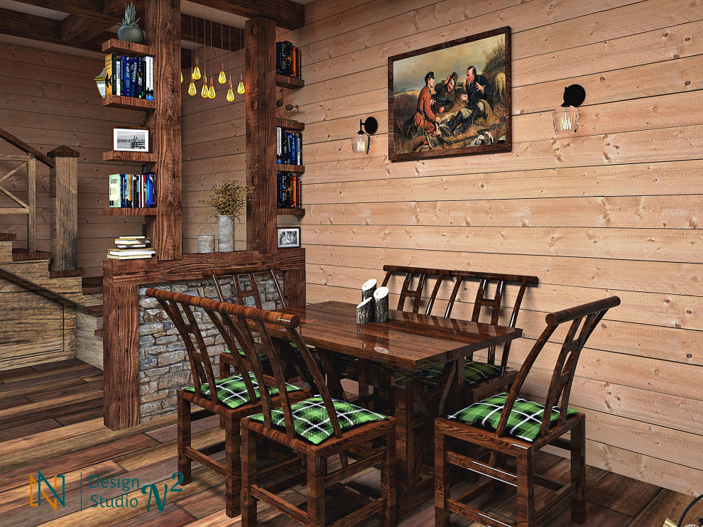 Шале в доме из клееного бруса