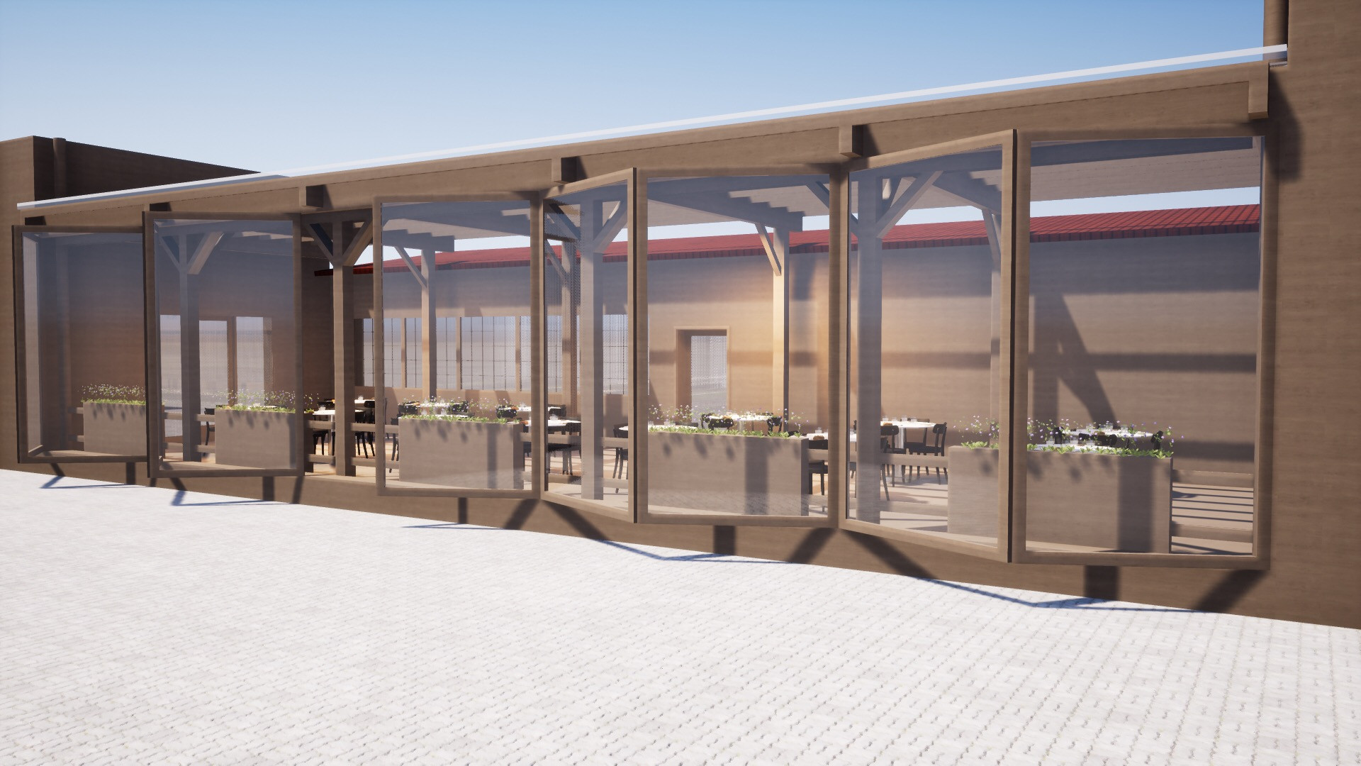 Exterior Patio for a Restaurant