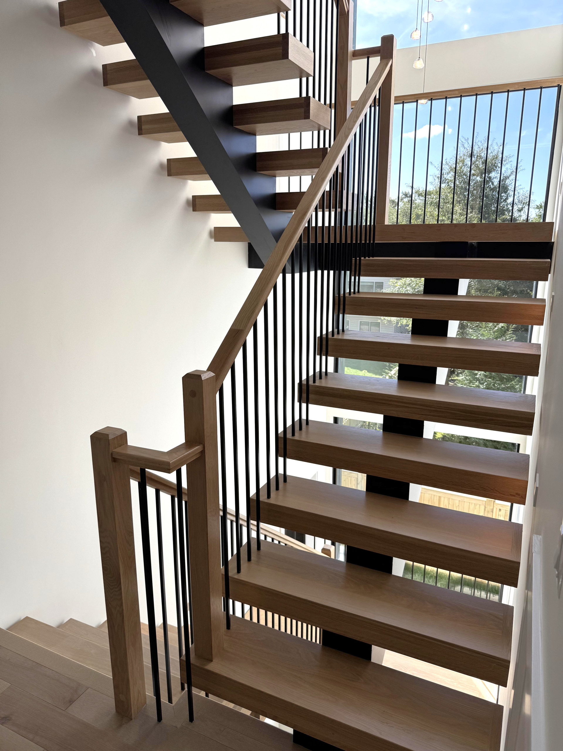 139_Four-Story Modern Staircase, Arlington, VA 22207