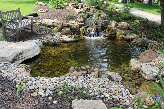 Hardscape Pond Design klassisk-have