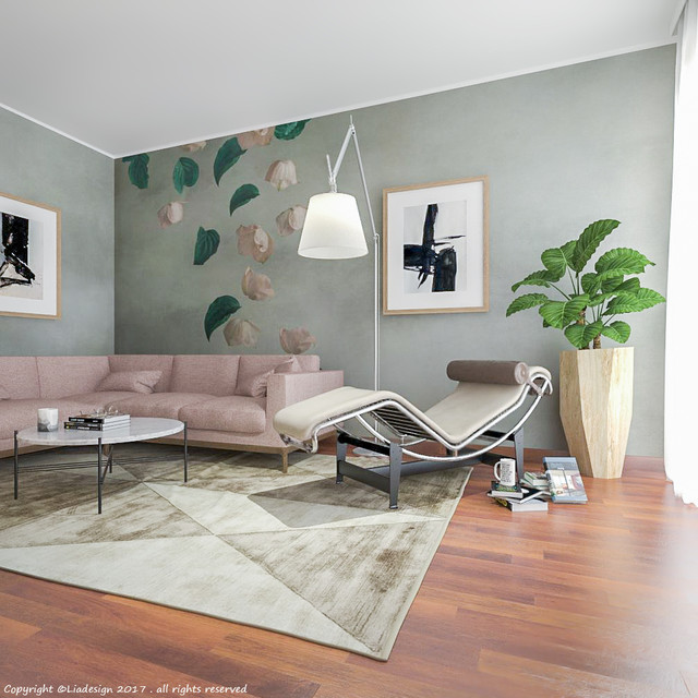 Casa nuova ed uno stile da creare - Progetto in corso contemporary-rendering