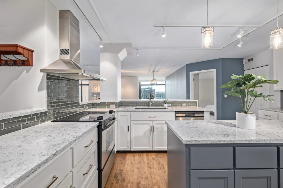 Kitchen Remodel Blue