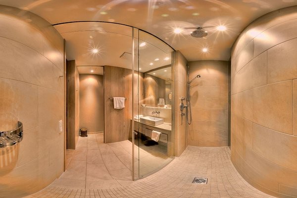 This is an example of an expansive bathroom in London.