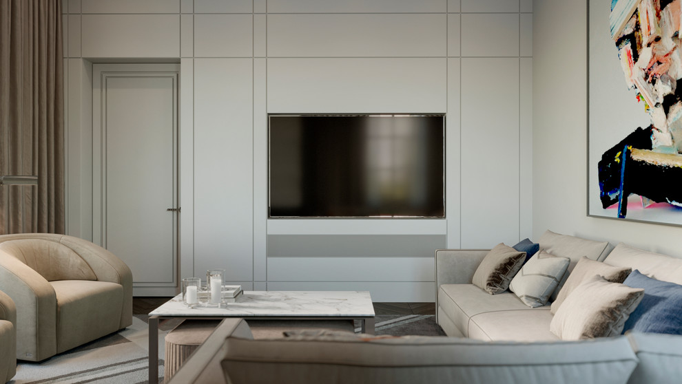 Дизайн таунхауса в резиденции Tweed Park в Москве