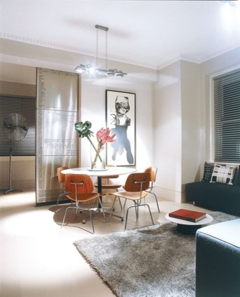 Photo of a small contemporary open concept living room in Sydney.