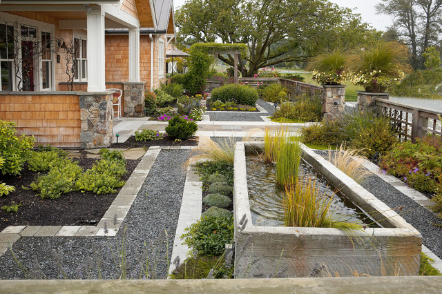 Eclectic Landscape Seattle Interior garden courtyard eclectic-landscape
