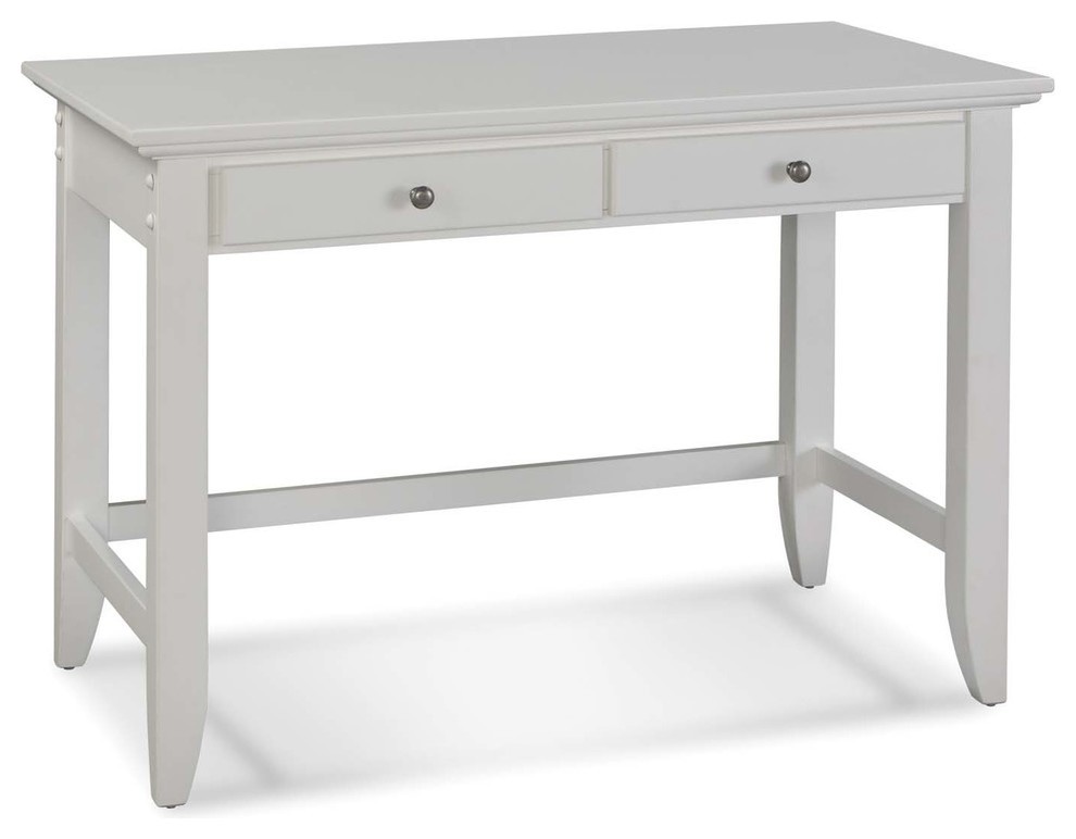 Home Styles Naples Student Desk In White Finish Transitional