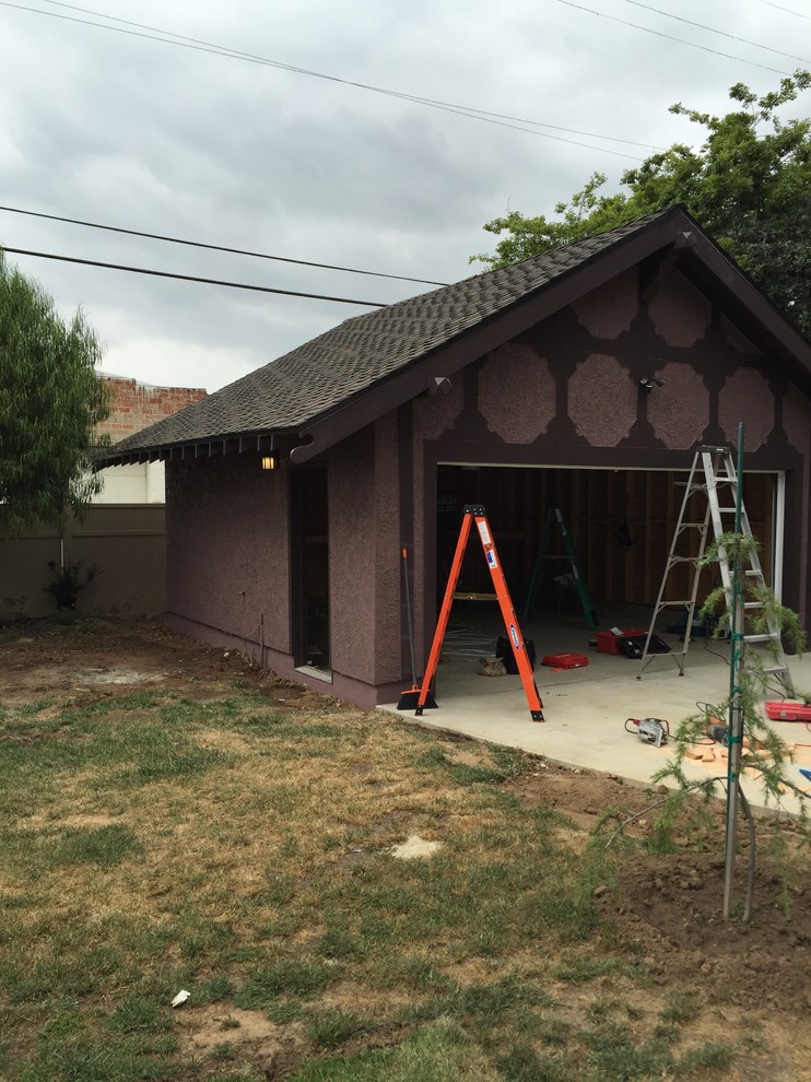 New 2 car garage historical house