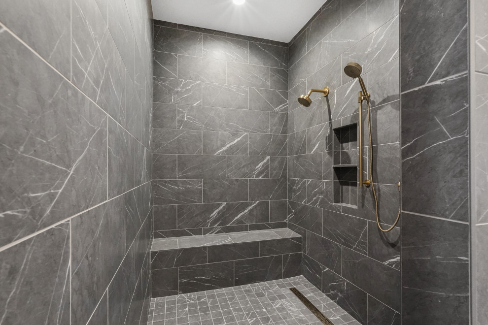 Bathroom - transitional bathroom idea in Houston