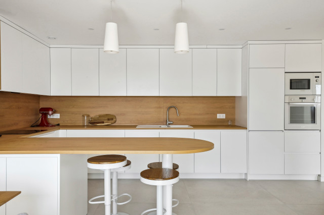 Maison Familiale , R&eacute;novation Totale nordico-cocina