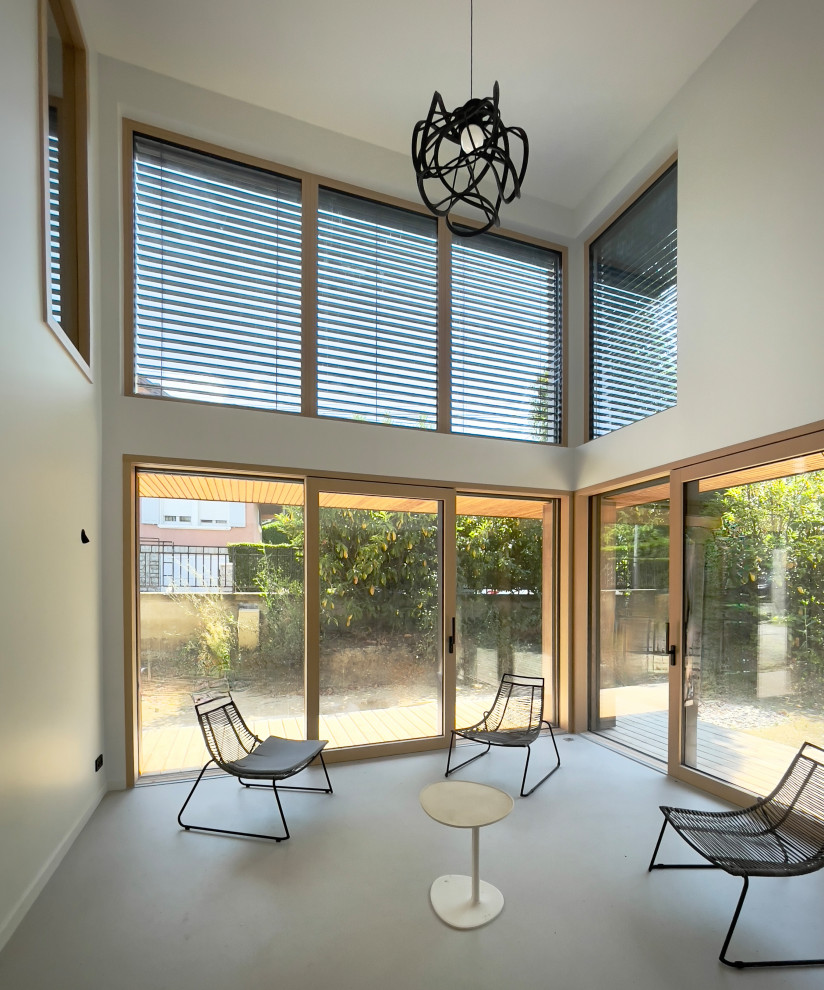 (En cours) Maison ossature bois mixte enduit, bardage bois