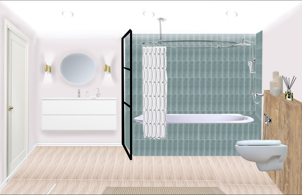 Ванная комната+санузел+постирочная