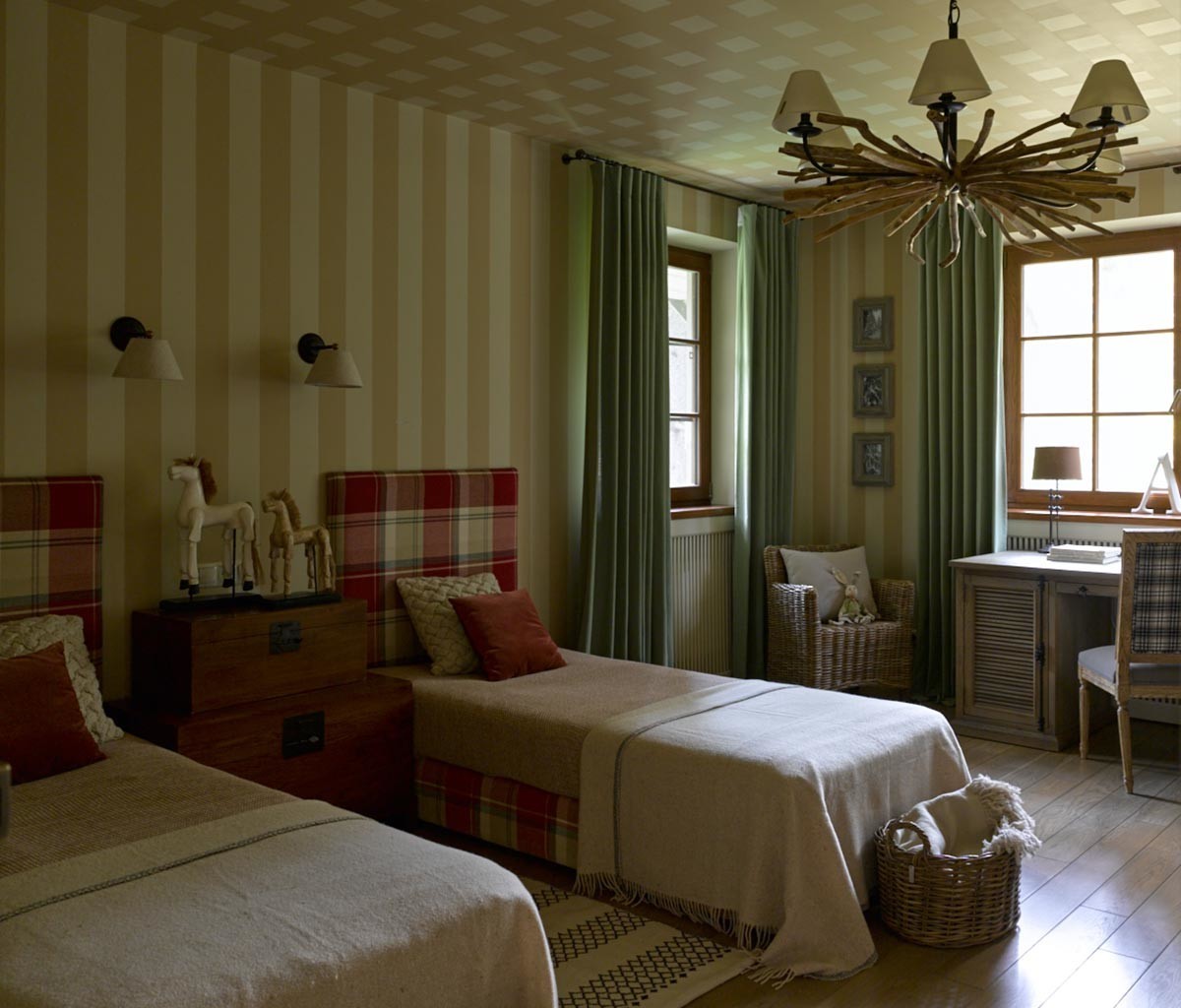 Спальня в стиле Прованс, Дом в подмосковье (Проект Марии Пилипенко и Екатерины Ф