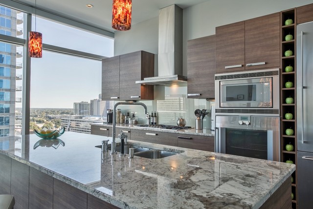 Downtown Atlanta High-Rise contemporary-kitchen