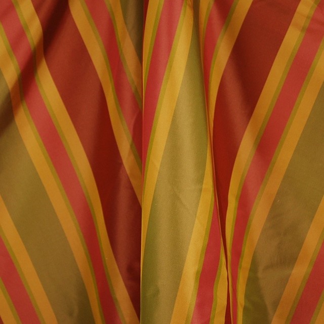 Solon Terra Cotta Silk Taffeta Fabric