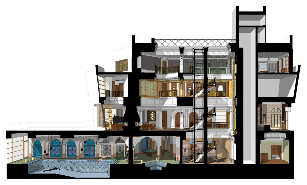 Интерьер частного дома