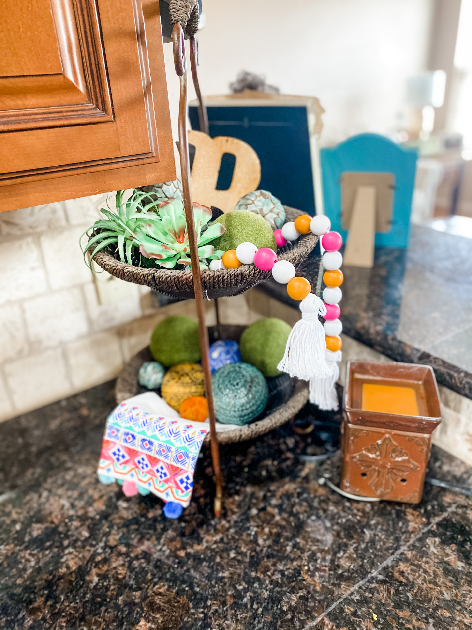 Brightly Colored Kitchen Decoration