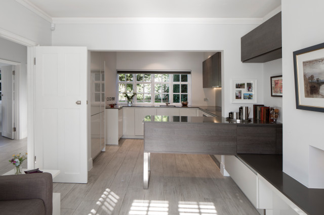 Hampstead Way contemporary-vardagsrum