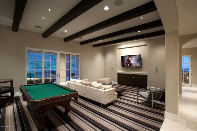 Silverleaf Project contemporary-games-room