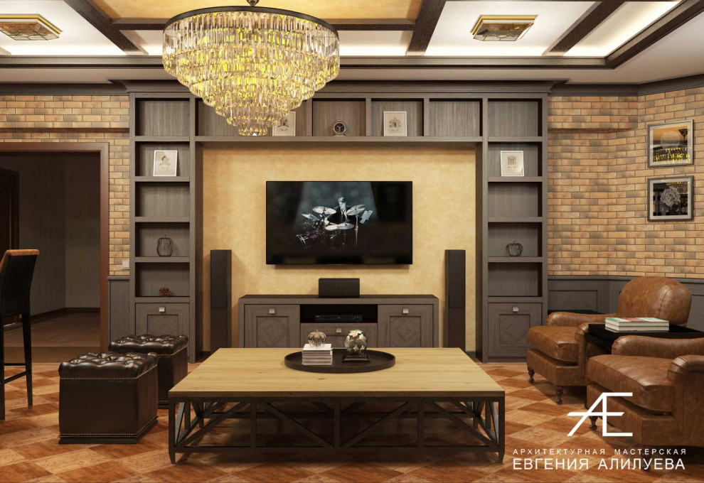 Комната отдыха в доме в пос, Сосновка