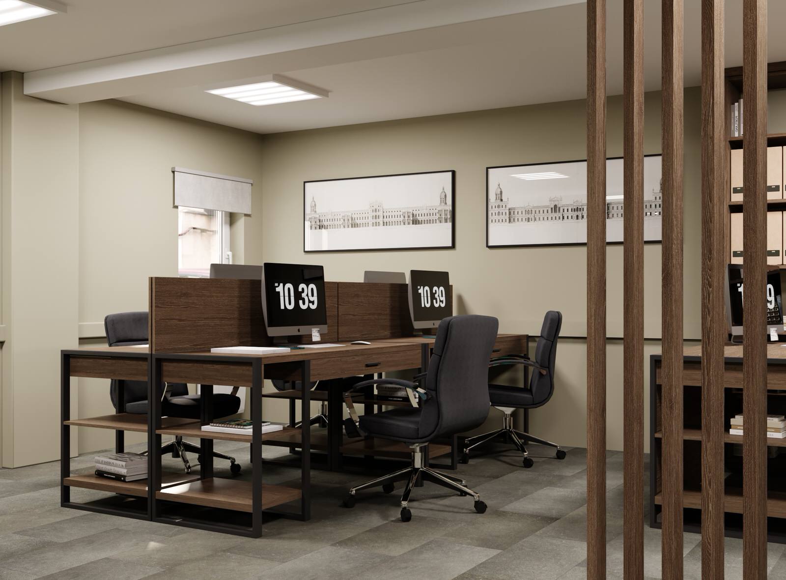 Модульный штаб строительной фирмы