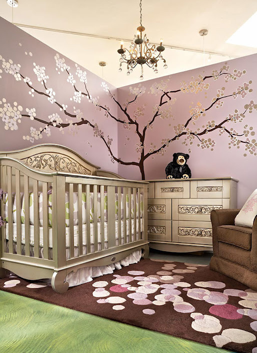 Photo of a traditional nursery in Los Angeles.