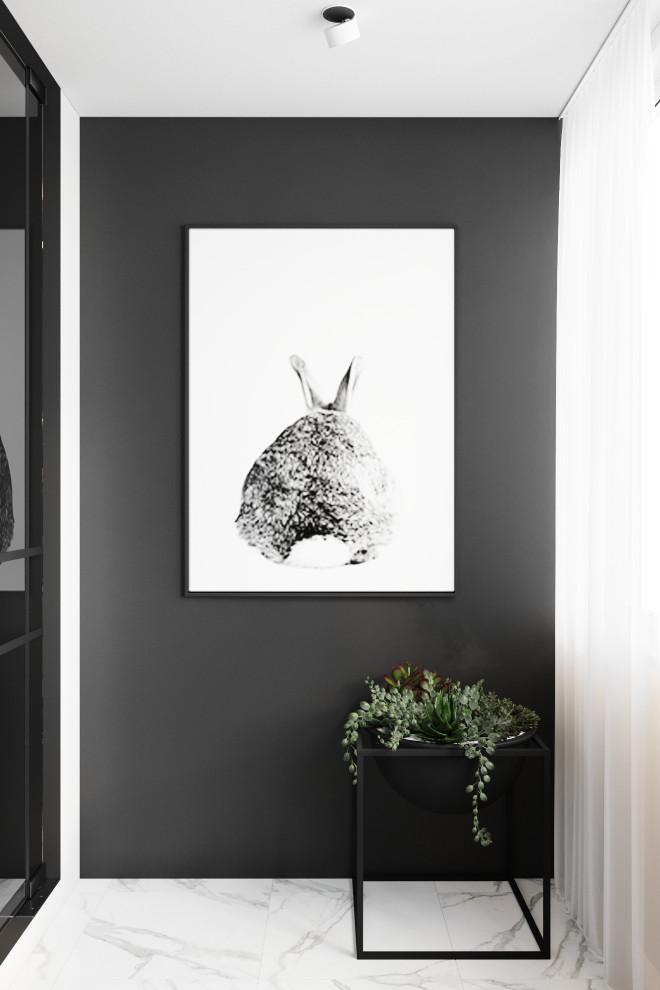 Квартира для холостяка с одной спальней и кухней-гостиной