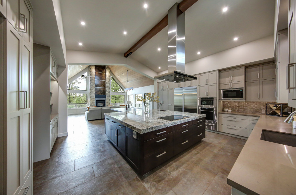 Inspiration for a rustic kitchen remodel in Phoenix