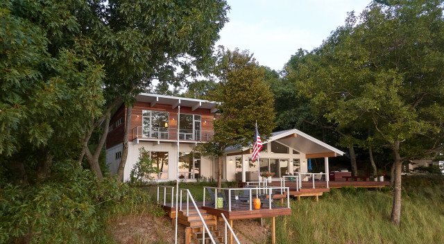 Lake Michigan Urban Cottage Rustic Exterior Grand Rapids