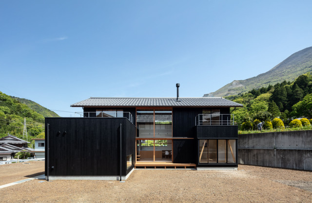 米原の家Ⅱ giapponese-moderno-facciata