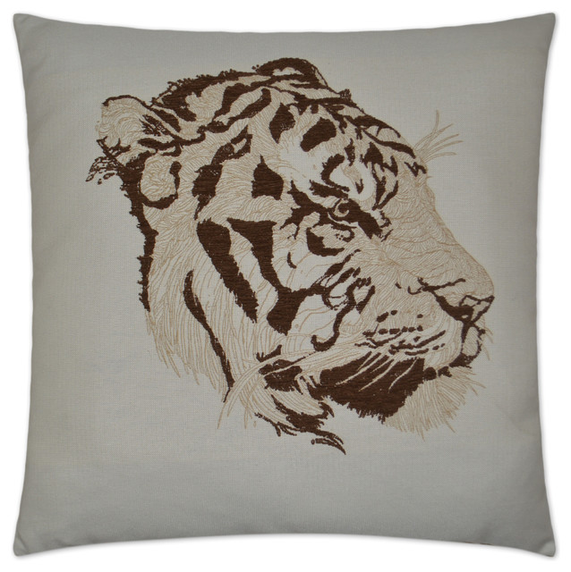 Tigger Rust Feather Down Decorative Throw Pillow 24x24