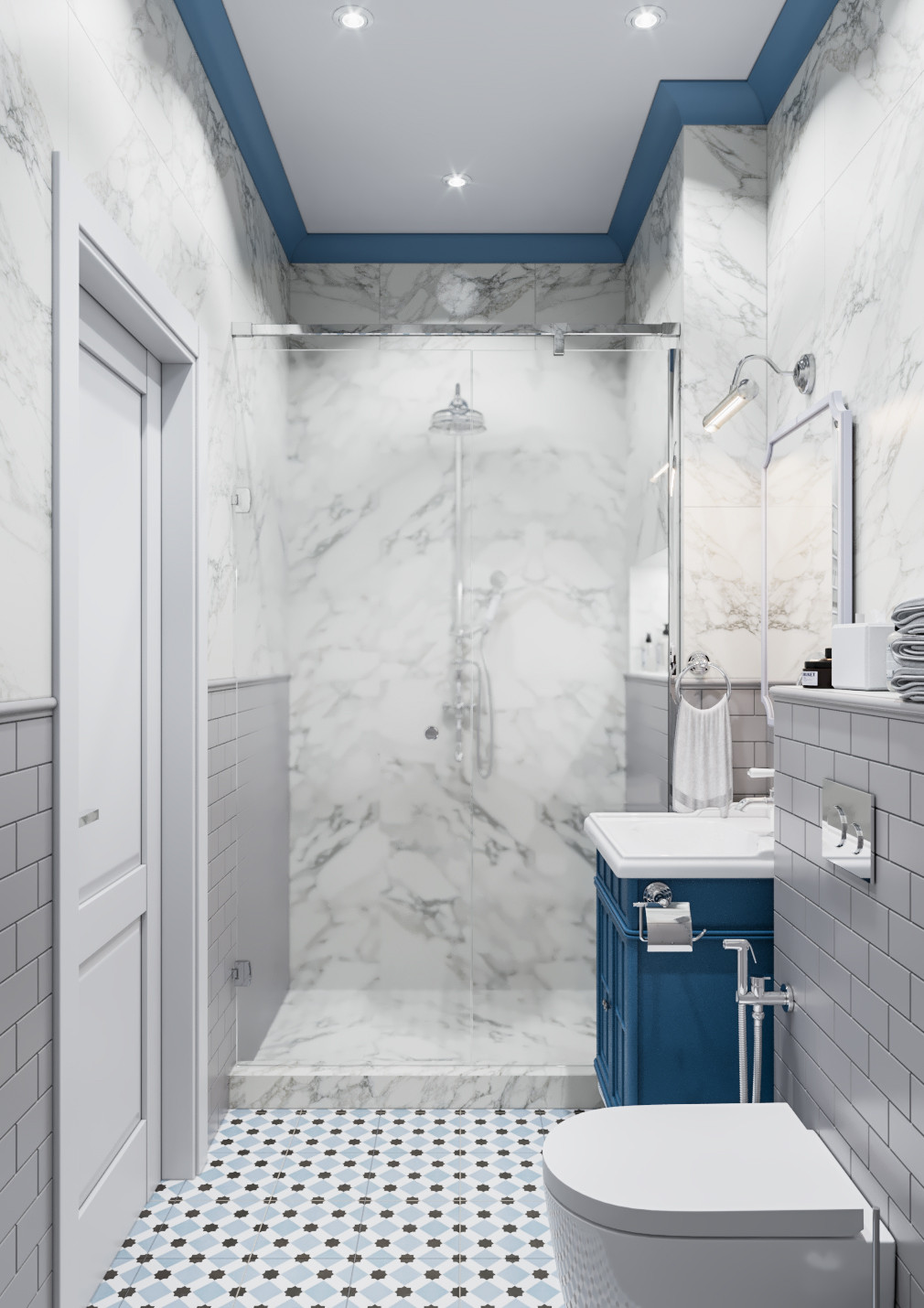 Дизайн квартиры неоклассике с элементами американской классики