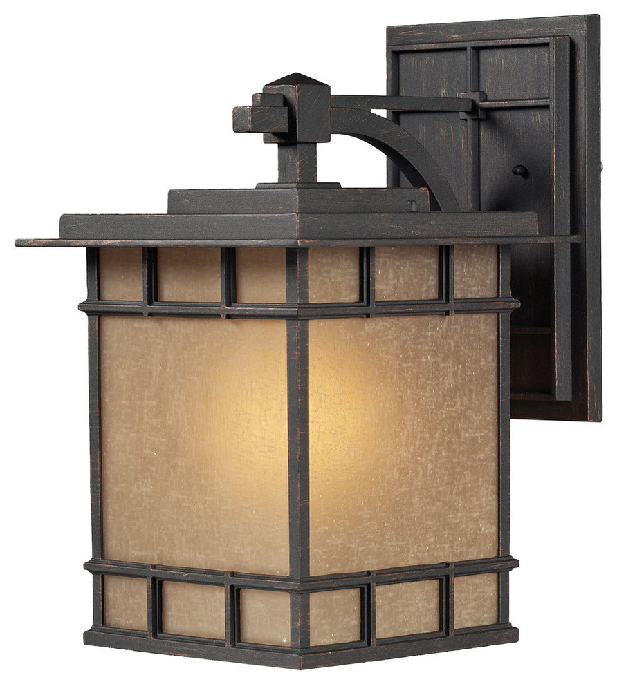 Elk Lighting 45012/1 - Newlton 1 Light Outdoor Sconce In Weathered Charcoal