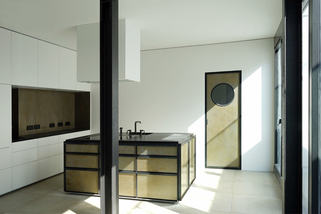 Küche aus geätztem Stahl - Industrial - Küche - Berlin - von koopX