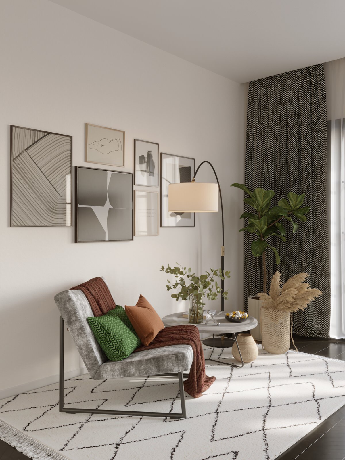 Фрагмент гостиной комнаты