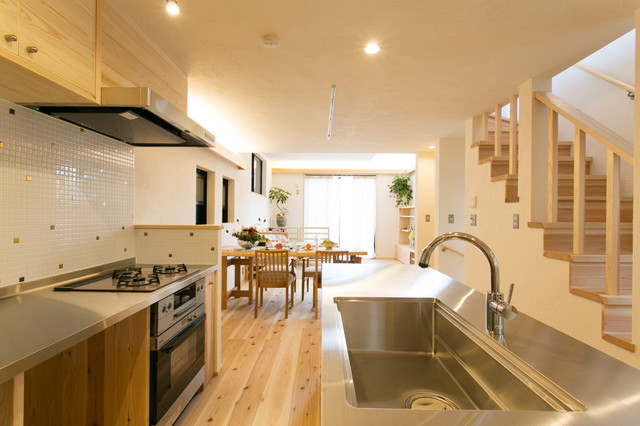 A様邸 in 大倉山 asian-kitchen