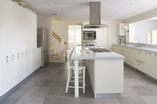 Transitional kitchen photo in Boston
