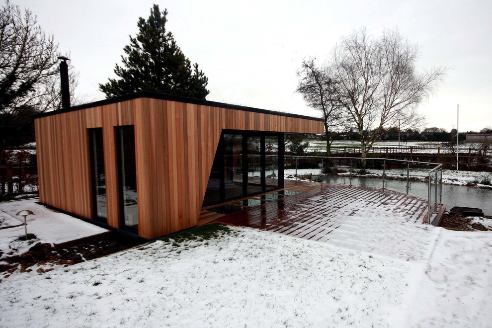 Design ideas for a contemporary shed and granny flat in Cheshire.
