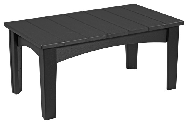 Outdoor Island Coffee, Recycled Plastic - Transitional - Outdoor Coffee Tables - by Furniture ...