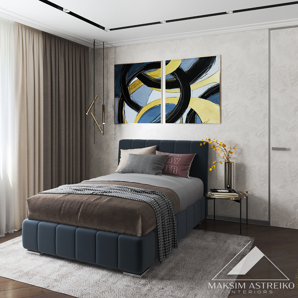 Современный интерьер с элементами арт деко