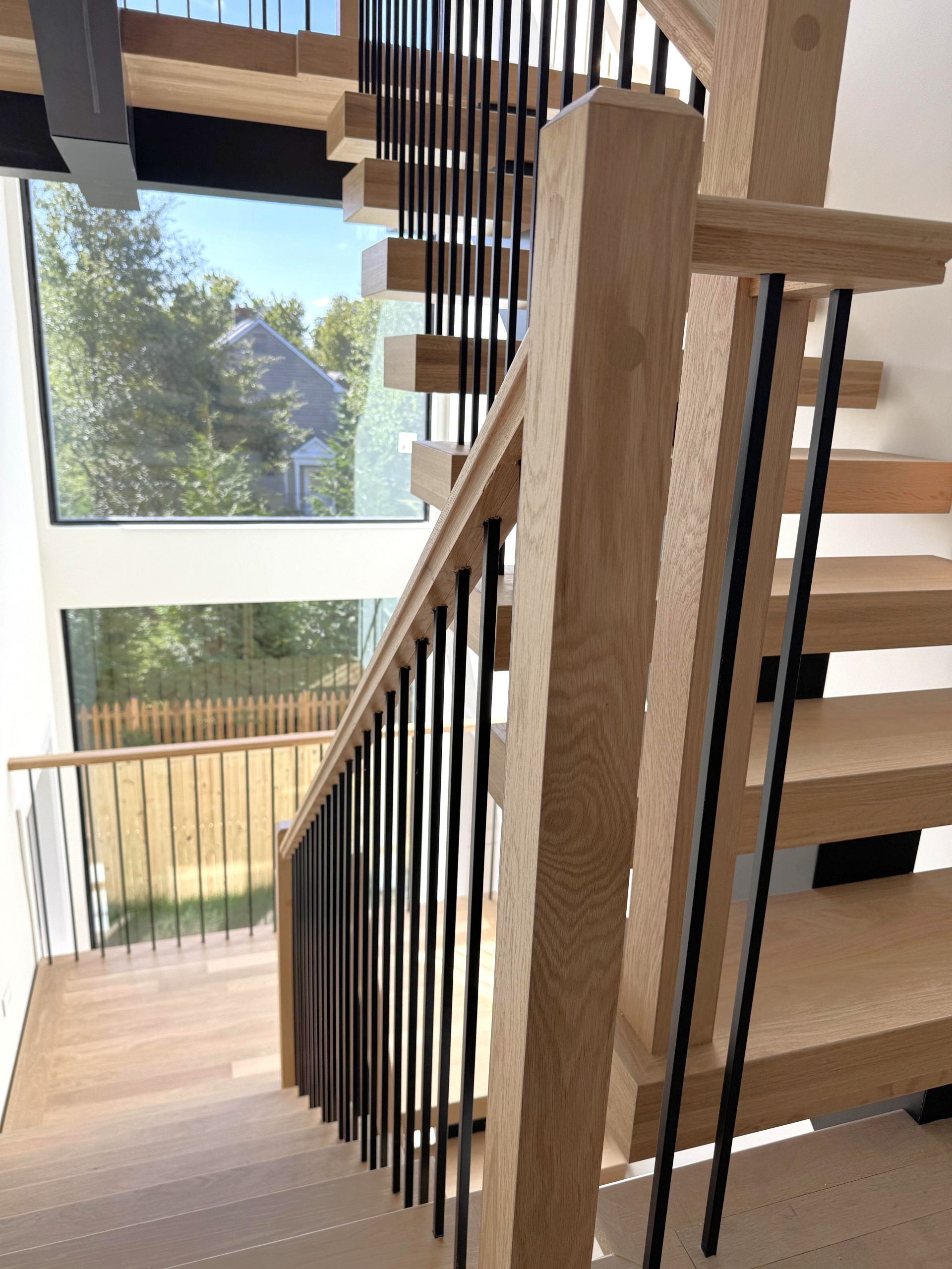 139_Four-Story Modern Staircase, Arlington, VA 22207