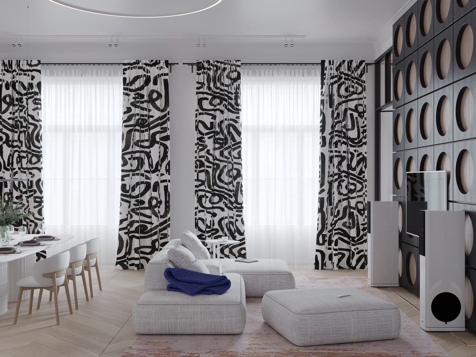 Квартира с кругами