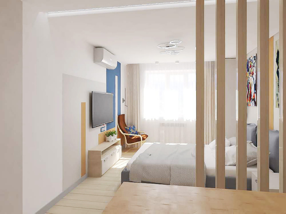 Квартира в г Бор, по мотивам Малевича и Кандинского