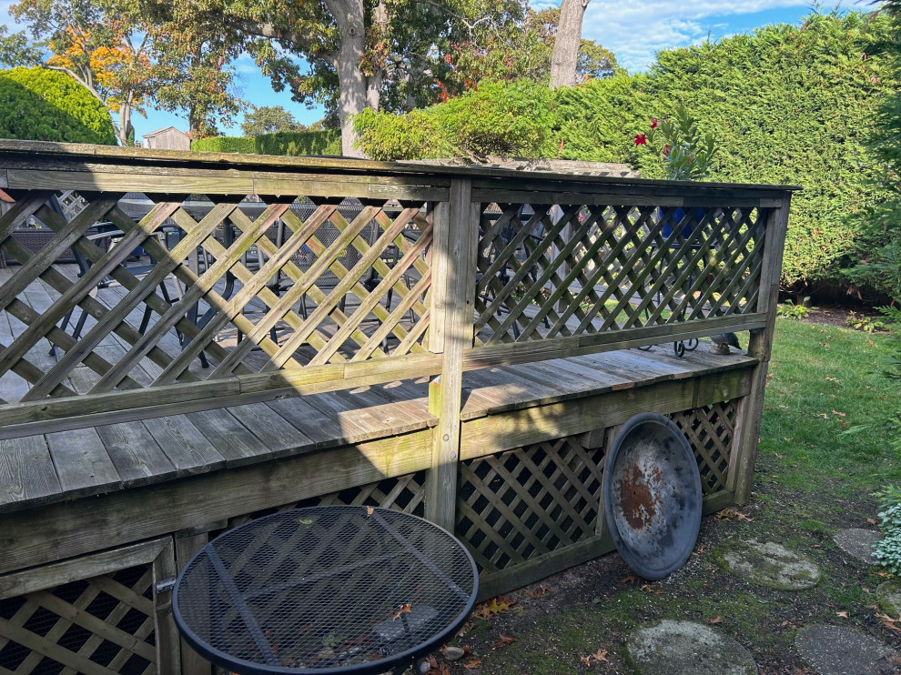 Massapequa Park | New Traditional Deck With Sod Installation