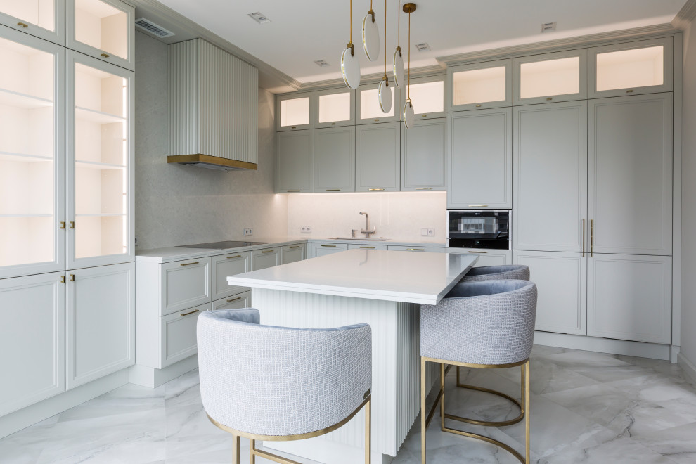 Teltos White Ice Кухня-столовая