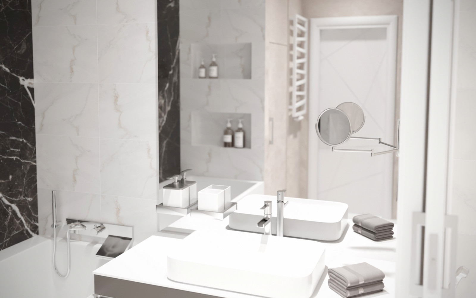 Черно белый дизайн